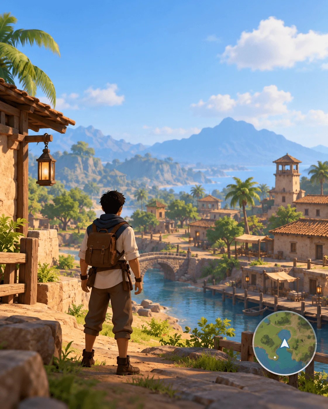 3D Open-World Exploration Web Game