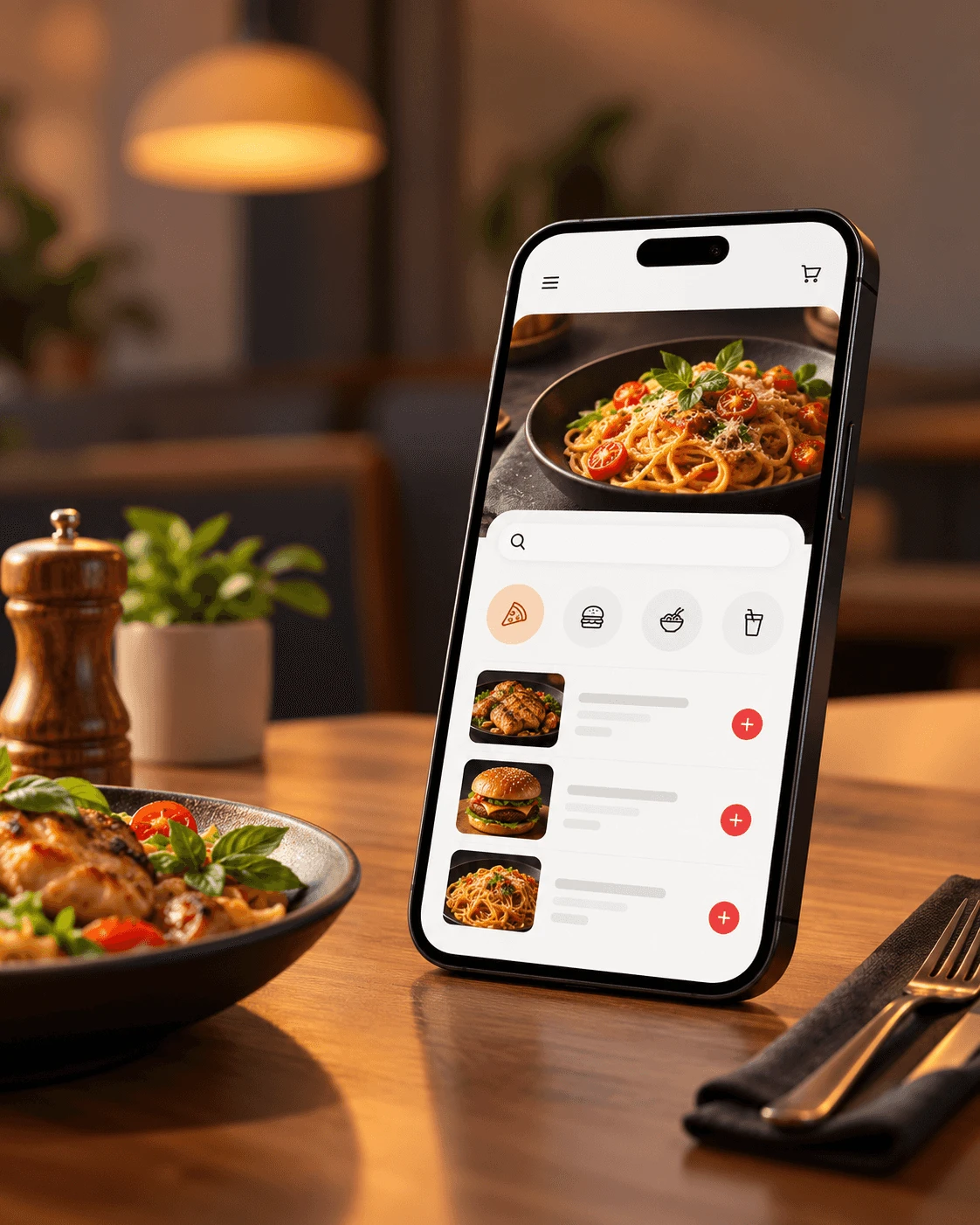 Digital restaurant menu and management portal